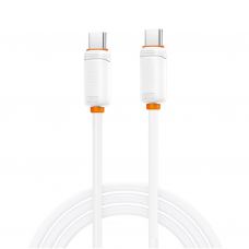 Дата кабель USB-C to USB-C 1.0m 27W white XO (XO-CB-300CC-WH)