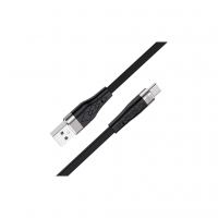 Дата кабель USB 2.0 AM to USB-C 1.0m 3A silicone X53 black HOCO (6931474738097)