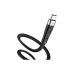 Дата кабель USB 2.0 AM to USB-C 1.0m 3A silicone X53 black HOCO (6931474738097)