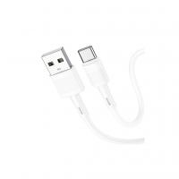 Дата кабель USB 2.0 AM to USB-C 1.0m 3A X83 white HOCO (6931474770912)