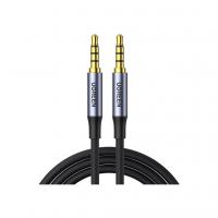 Кабель мультимедійний 3.5mm M to 3.5mm M 2.0m (4pin) AV183 gray Ugreen (20782)