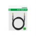 Кабель мультимедійний 3.5mm M to 3.5mm M 2.0m (4pin) AV183 gray Ugreen (20782)
