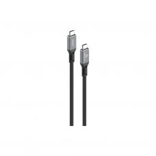 Дата кабель USB-C to USB-C 0.3m USB4 240W 8K60Hz 40Gbps Cablexpert (CCBP-USB4-CMCM240-0.3M)