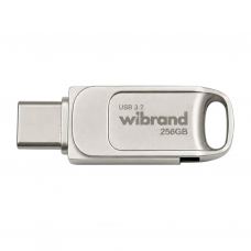 USB флеш накопичувач Wibrand 256GB Bee Silver USB 3.2/Type-C (WI3.2TC/BE256TC039S)