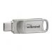 USB флеш накопичувач Wibrand 256GB Bee Silver USB 3.2/Type-C (WI3.2TC/BE256TC039S)