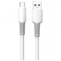 Дата кабель USB 2.0 AM to USB-C 1.0m 3A liquid silicone white ColorWay (CW-CBUC093-WT)