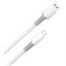 Дата кабель USB 2.0 AM to USB-C 1.0m 3A liquid silicone white ColorWay (CW-CBUC093-WT)