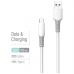 Дата кабель USB 2.0 AM to USB-C 1.0m 3A liquid silicone white ColorWay (CW-CBUC093-WT)