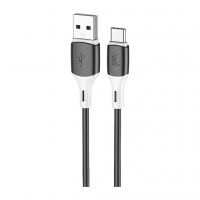 Дата кабель USB 2.0 AM to USB-C 1.0m silicone black Wibrand (WI.DC/MA1B-UC)