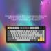 Клавіатура Ajazz AF82 Wireless/Bluetooth/USB UA Gray/White/Orange (AF82-GWO)