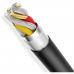 Дата кабель USB 2.0 AM to Micro 5P 2.0m Nets T-M801 Black T-Phox (T-M801(2) black)