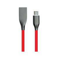 Дата кабель USB 2.0 AM to Micro 5P 1.0m red PowerPlant (CA911363)