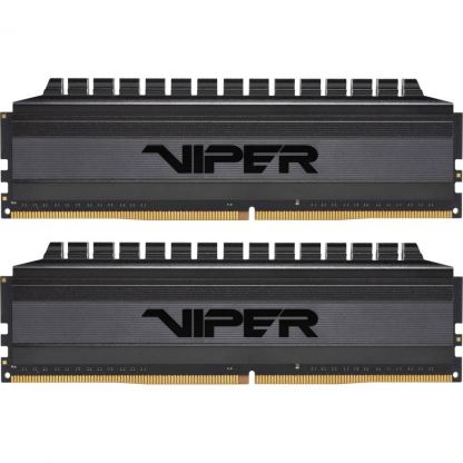 Модуль памяти для компьютера DDR4 16GB (2x8GB) 3200 MHz Viper 4 Blackout Patriot (PVB416G320C6K)