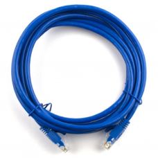 Патч-корд 1м, RJ-45, Cat.5e, CU, медь, синий Ritar (PCR-CU/1Be / 04270)