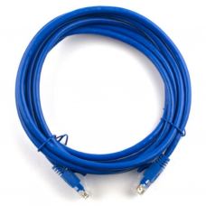 Патч-корд 25м, RJ-45, Cat.5e, CU, медь, синий Ritar (PCR-CU/25Be / 07443)