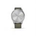 Смарт-годинник Garmin vivomove Style, Silver, Moss, Silicone (010-02240-21)