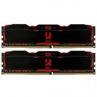 Модуль памяти для компьютера DDR4 16GB (2X8GB) 3200 MHz IRDM X Black Goodram (IR-X3200D464L16SA/16GDC)