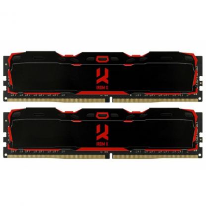 Модуль памяти для компьютера DDR4 16GB (2X8GB) 3200 MHz IRDM X Black Goodram (IR-X3200D464L16SA/16GDC)