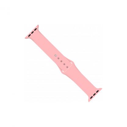 Ремінець до смарт-годинника Intaleo Silicone для Apple Watch 38/40 mm pink (1283126494338)