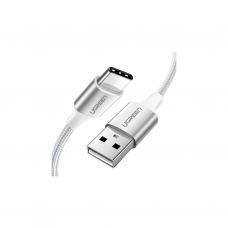 Дата кабель USB 2.0 AM to Type-C 3.0m 3.0A 18W US288 White Ugreen (60409)