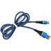 Дата кабель USB 2.0 AM to Type-C 1.0m blue Dengos (NTK-TC-MT-JEANS)