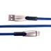 Дата кабель USB 2.0 AM to Type-C 0.25m blue Dengos (PLS-TC-SHRT-PLSK-BLUE)