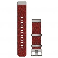 Ремешок для смарт-часов Garmin MARQ, QuickFit 22m, Jacquard Weave Nylon Strap, Red (010-12738-22)