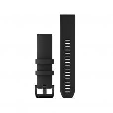 Ремешок для смарт-часов Garmin QuickFit 22 Watch Bands, Black with Black Stainless Steel Hardware (010-12901-00)