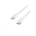 Дата кабель USB-C to USB-C 2.0m 100W white Belkin (CAB014BT2MWH)