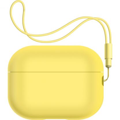 Чохол для навушників Armorstandart Silicone Case with straps для Apple Airpods Pro 2 Yellow (ARM68619)