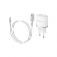 Зарядний пристрій BOROFONE BA36A High speed single port QC3.0 charger set(Type-C) White (BA36ACW)