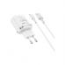 Зарядний пристрій BOROFONE BA36A High speed single port QC3.0 charger set(Type-C) White (BA36ACW)