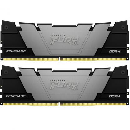 Модуль памяти для компьютера DDR4 16GB (2x8GB) 3200 MHz Fury Renegade Black Kingston Fury (ex.HyperX) (KF432C16RB2K2/16)