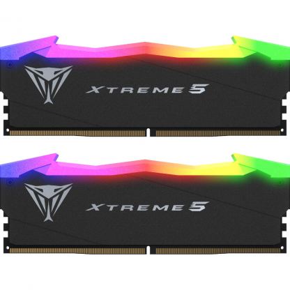 Модуль пам'яті для комп'ютера DDR5 32GB (2x16GB) 7800 MHz Viper Xtreme 5 RGB Patriot (PVXR532G78C38K)