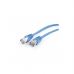 Патч-корд 0.5м FTP cat 5е CCA blue Cablexpert (PP22-0.5M/B)