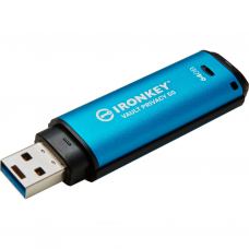 USB флеш накопичувач Kingston 64GB IronKey Vault Privacy 50 Blue USB 3.2 (IKVP50/64GB)