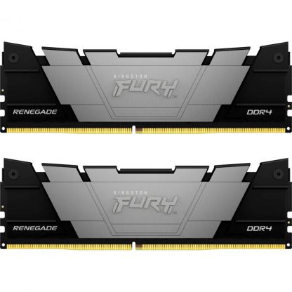 Модуль памяти для компьютера DDR4 16GB (2x8GB) 4266 MHz RenegadeBlack Kingston Fury (ex.HyperX) (KF442C19RB2K2/16)