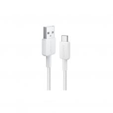 Дата кабель USB 2.0 AM to Type-C 1.8m 322 White Anker (A81H6H21)