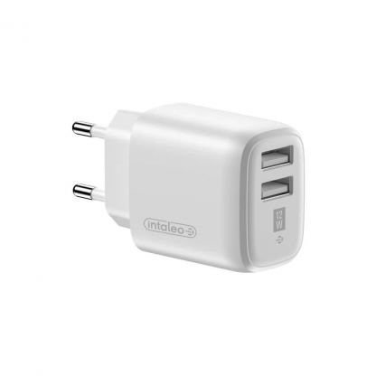 Зарядное устройство Intaleo 12W Fast Charge 2USB 2.4A white (1283126578281)