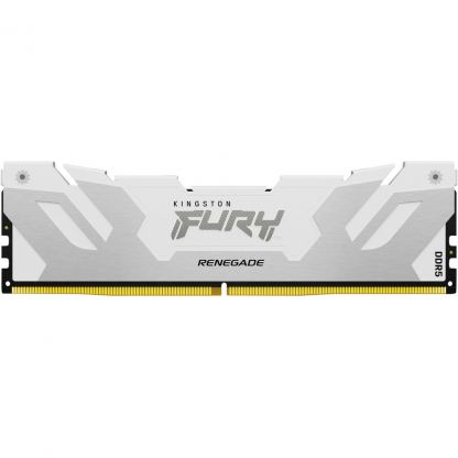 Модуль пам'яті для комп'ютера DDR5 16GB 6400 MHz Renegade White/Silver Kingston Fury (ex.HyperX) (KF564C32RW-16)