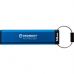 USB флеш накопитель Kingston 16GB IronKey Keypad 200 Blue USB 3.2 (IKKP200/16GB)