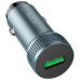 Зарядний пристрій HOCO Z49A Level USB Metal Gray (6931474795717)