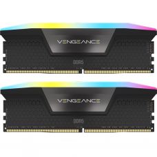 Модуль памяти для компьютера DDR5 32GB (2x16GB) 5600 MHz Vengeance RGB Black Corsair (CMH32GX5M2B5600C40K)