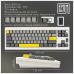 Клавиатура Epomaker Shadow-X 70 Mulan Switch Hot-Swap LCD Screen RGB Wireless/Bluetooth/USB UA White (SHX-W-M)