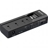 Док-станция Sandberg USB3.2 Type-C toSSD M2/NVMe SATA Cloner & Dock Sandberg (136-49)