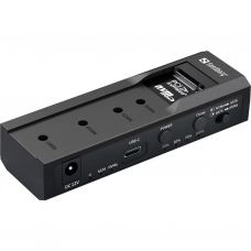 Док-станция Sandberg USB3.2 Type-C toSSD M2/NVMe SATA Cloner & Dock Sandberg (136-49)