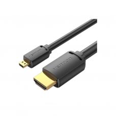 Кабель мультимедійний HDMI M to HDMI micro M 3.0m V2.0 4K 60Hz VENTION (AGIBI)