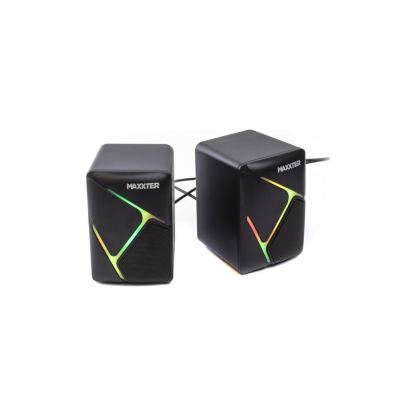 Акустична система Maxxter CSP-U004RGB USB Black (CSP-U004RGB)