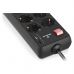 Мережевий фільтр живлення REAL-EL RS-PROTECT 805 1.8m, black (EL122300042)