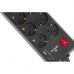 Мережевий фільтр живлення REAL-EL RS-PROTECT 805 1.8m, black (EL122300042)